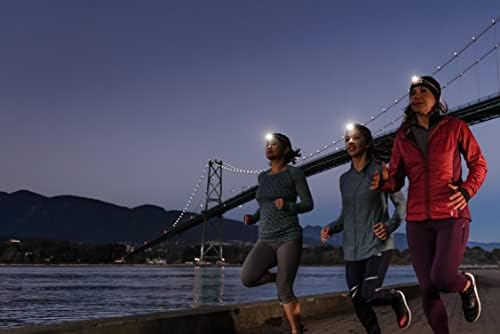 Petzl Bindi Headlamp - compact reYOuRestartable headlamp with 200 lumen - orange