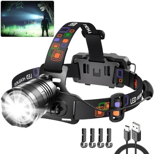 Secure 4-Mode Rechargeable Headlamp