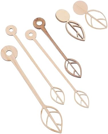 6pcs Walnut Wall Clock Accessories Clock Movement Hands Replacement