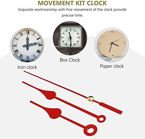 Precision Clock Movement Replacement - Battery-Driven Clock Parts Set