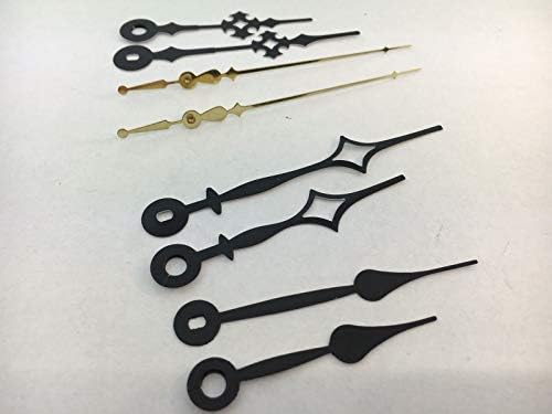 Radio Controlled 3-Piece Set_black_ I shaft Gold Seconds 6 Dials