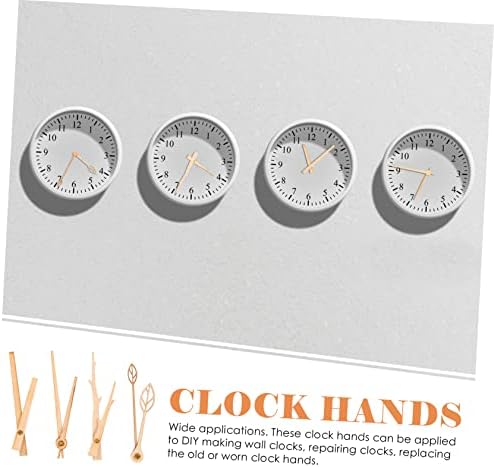 UOnlyTech 10-Inch Decorative Wooden Clock Hands Set