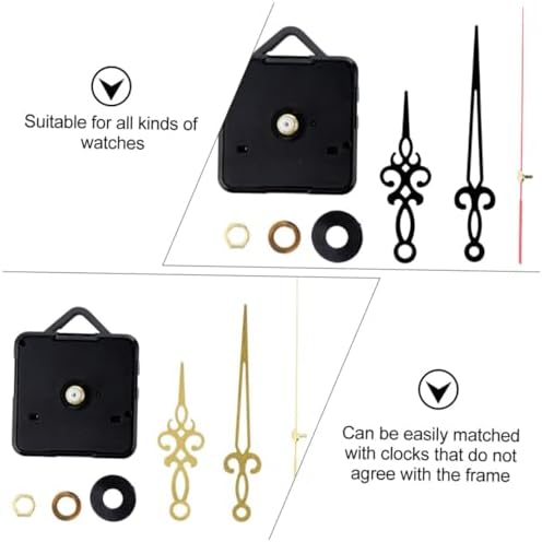 Durable Mute Clock Movement 2-Pack