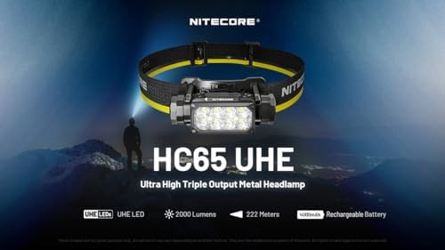 Bright Versatile Nitecore HC65 UHE Headlamp