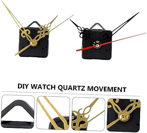 Durable Mute Clock Movement 2-Pack