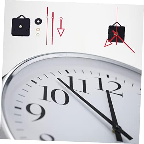 Veemoon Red Clock Hands and Mechanism Kit for DIY Repair