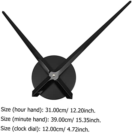 DOITOOL Clock Movement Outdoor Wall Clock