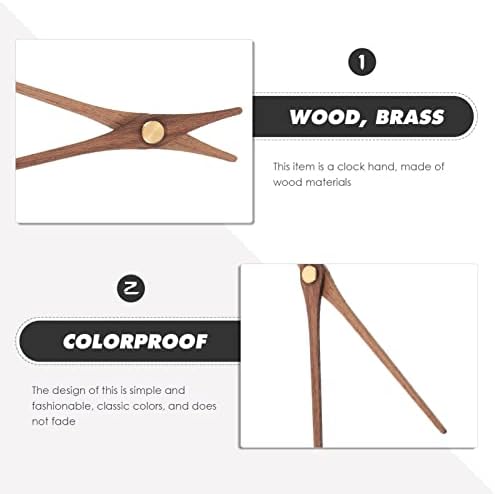 Sturdy Wooden Clock Hands
