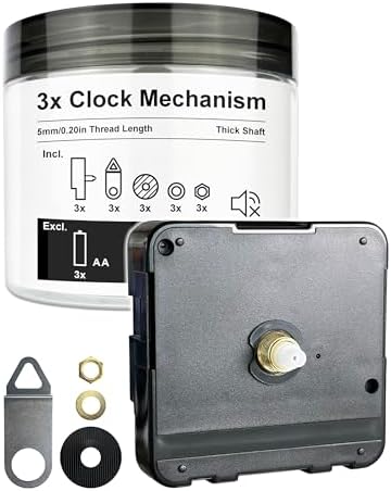 Reliable Clock Mechanism Replacement for analog wall clocks
