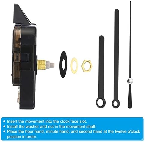 Reliable Battery-Operated Clock Repair Kit for DIY Projects