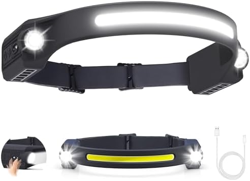 AlpsWolf Rechargeable LED Headlamp with Motion Sensor