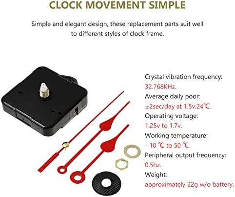 Precise Quiet Quartz Clock Mechanism Kit