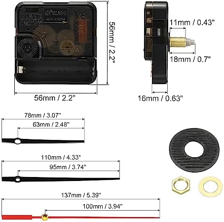 Professional Replacement Clock Movement for DIY Wall Clocks