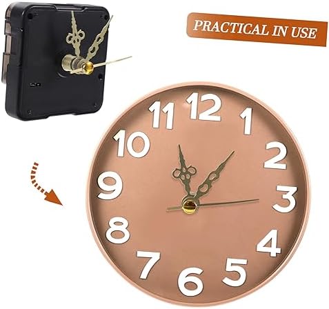 Uonlytech Wall Clock Mechanism Kit Large Hands Replacement Parts