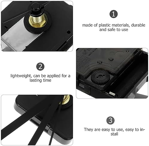 Uonlytech 4 Set Wall Clock Mechanism Replacement Parts