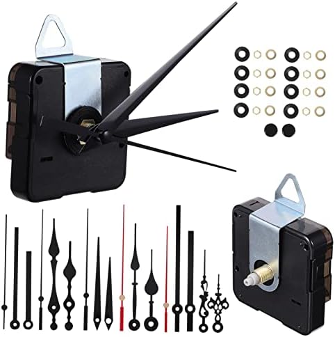 Hemobllo 8-Set Wall Clock Mechanism Kit for Quartz Clocks Replacement