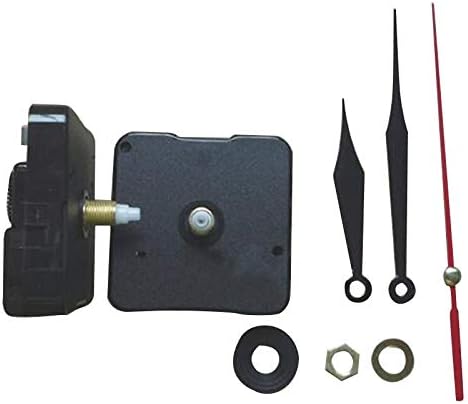 Black Set of 10 Clock Movement Parts and Accessories with Hooks