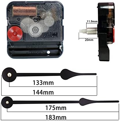 Silent Quartz 12888 Wall Clock Movement Part Replacement