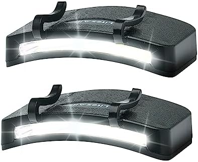 LitezAll Adjustable LED Cap Light 300 Lumens Battery-Powered Weather-Resistant