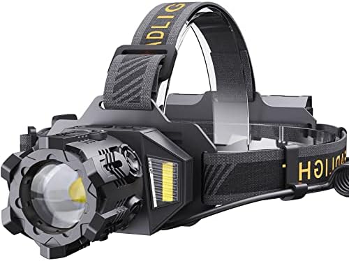 90000 Lumens - Durable Portable Headlamp for Camping Hiking and More