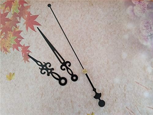 Con-Clock 50-Piece Metal Black Clock Hands Kit for DIY Clocks