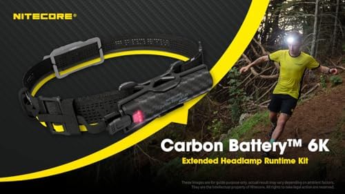 Nitecore Carbon Battery 6K Kit Headlamp