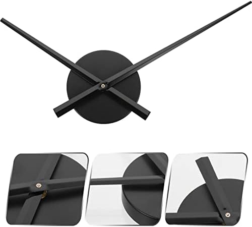 Premium silent 3D wall clock movement for DIY quartz clocks Black