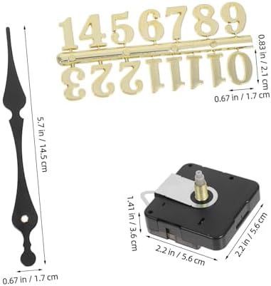 Replacement Set for Silent Sweep Wall Clock Mechanism