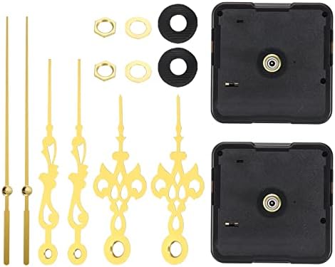 PATIKIL 2 Pc Quiet Battery Operated Wall Clock Movement Kit
