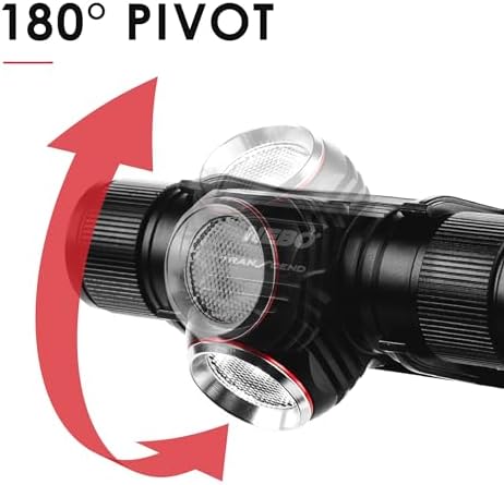 NEBO Transcend 1000-Lumen Headlamp Bright Powerful and Waterproof