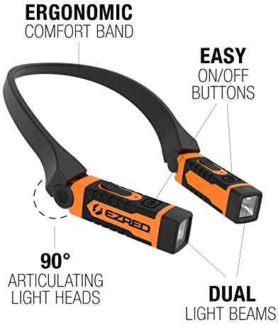 EZRED NK15-OR Rechargeable Neck Light