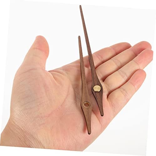 JojoFunY 5 Set Walnut Clock Hands Kit Perfect DIY Wall Clock Accessory