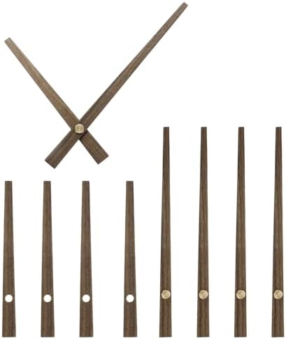 Uxicell 5 Set Wooden Clock Hands Only