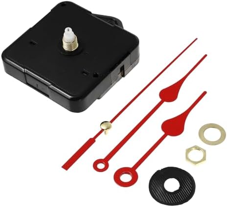 Silent Quartz Clock Movement Red Precision Timer