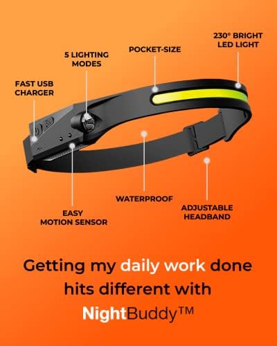 NightBuddy Original Rechargeable Headlamp