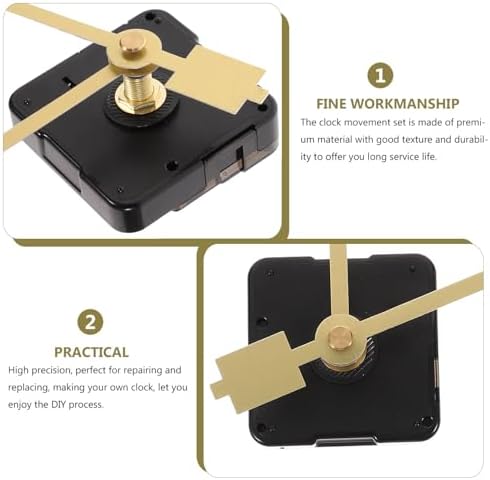 Uonlytech Clock Movement Set for Wall Clocks Durable Replacement Kit