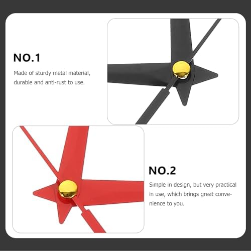 Uonlytech 4 Sets Wall Clock Mechanism Kit