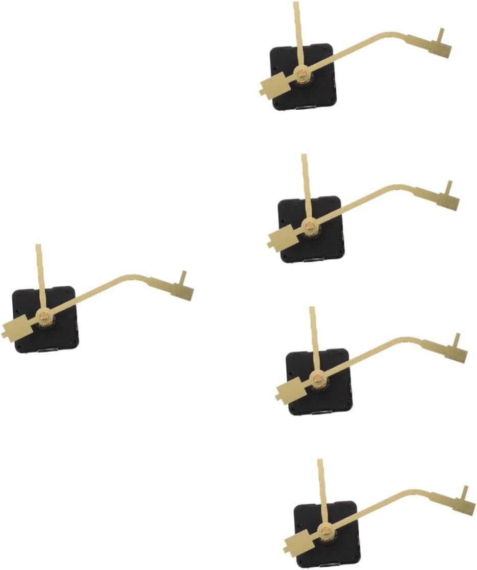 DOITOOL 5-Piece Wall Clock Movement Mechanic Shaft Kit