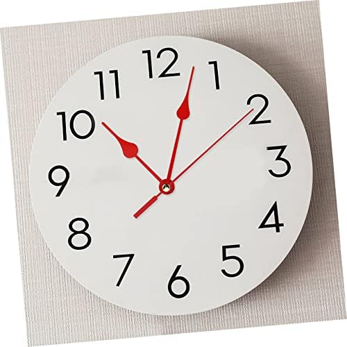 Silent Quiet Red Quartz Clock Hands Easy Install Movement Kit for Clocks