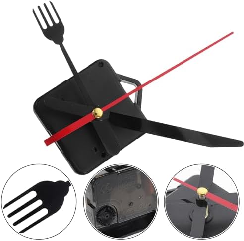 Hemobllo Silent Clock Mechanism - Elegant Knave Fork Clock Hands Replacement
