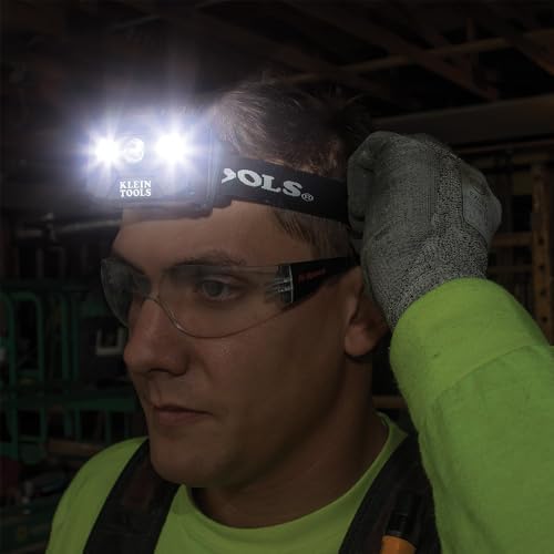 Klein Tools 56048 Rechargeable LED Headlamp with Auto-Off