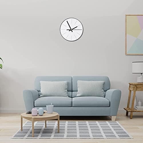 Two Piece Wall Clock Mechanism Replacement Kit Aluminum Silent Movement Easy to Install