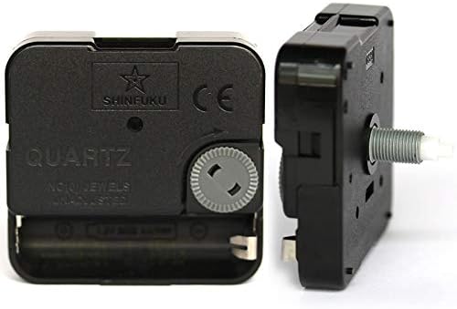 Long Screw Wall Clock Mechanism - Silent Sweep Movement