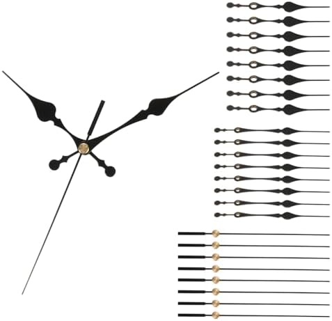 PATIKIL Replacement Clock Hands Kit - Aluminum Mute 8 Set