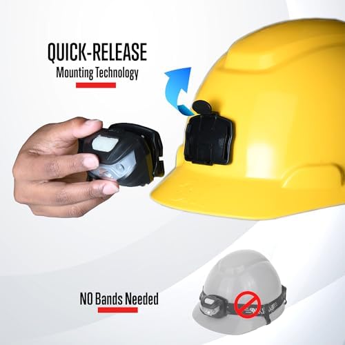 Rechargeable Hard Hat Light with Direct Mount