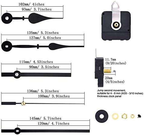 Wall Clock Repair Hands Kit