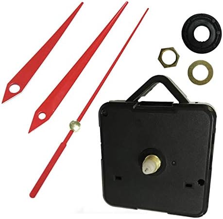 10pack Wall Clock Mechanism - Red Metal Hands Mute Clock Movement