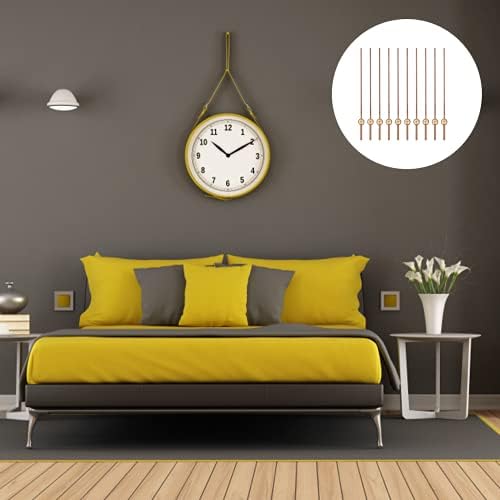 EXCEART10Pcs Wooden Second-Hand Clock Mechanism Kit