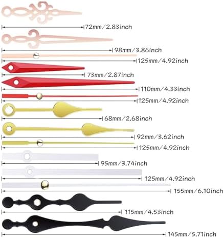 Precise 9-13mm Pendulum Clock Movement