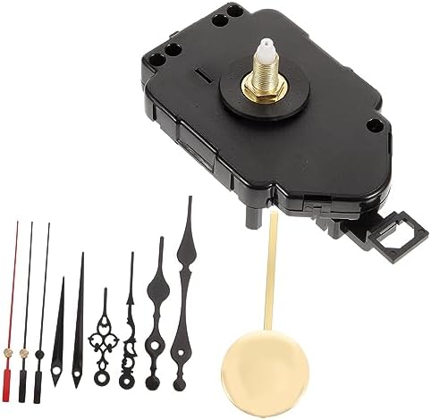 DOITOOL 1-Pack Clock Mechanism Kit - Easy-to-Replace Parts for Clocks